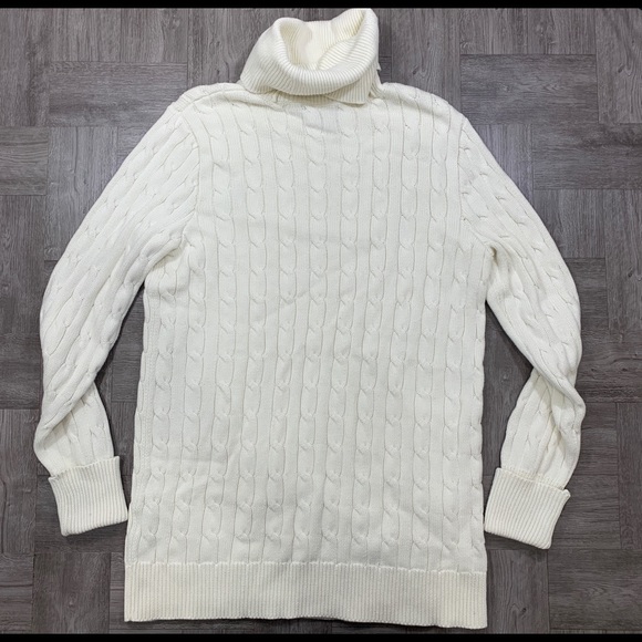 Ralph Lauren Women's Long Sleeve Turtle Neck Sweater Red Size XX-Large